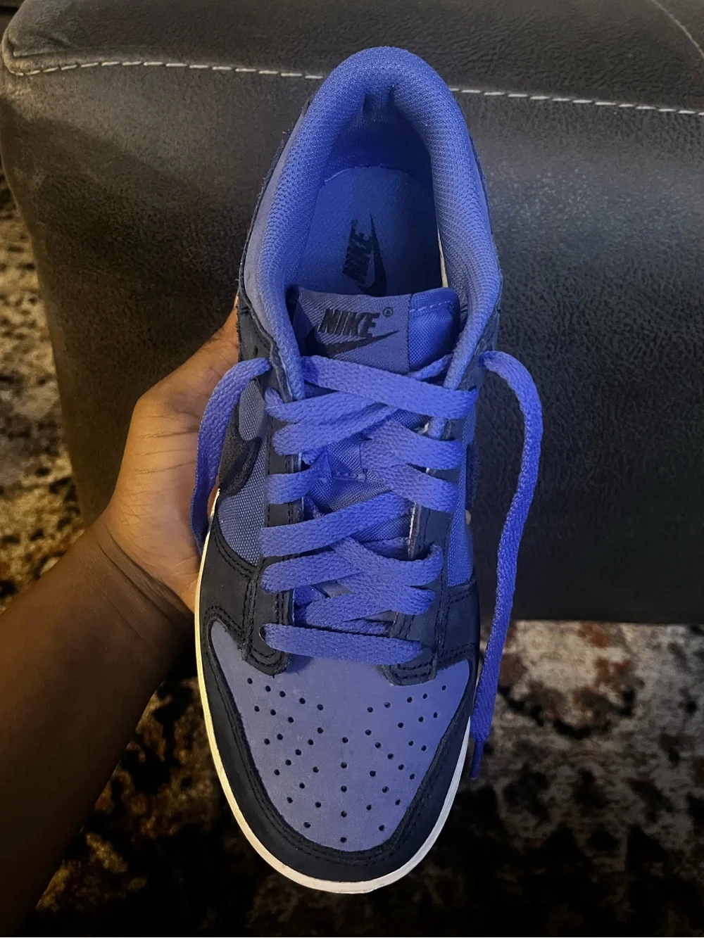 Blue Nike Low SE